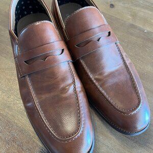 Curt & Larson Shoes Men US 11 M Brown Lyon Santos Casual Slip On‎ Loafers